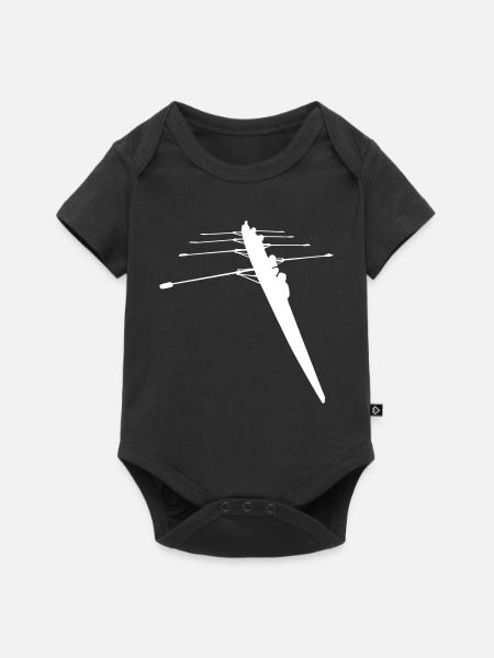 Ruderer - 4er Ruderboot - Baby Premium Kurzarmbody - Schwarz