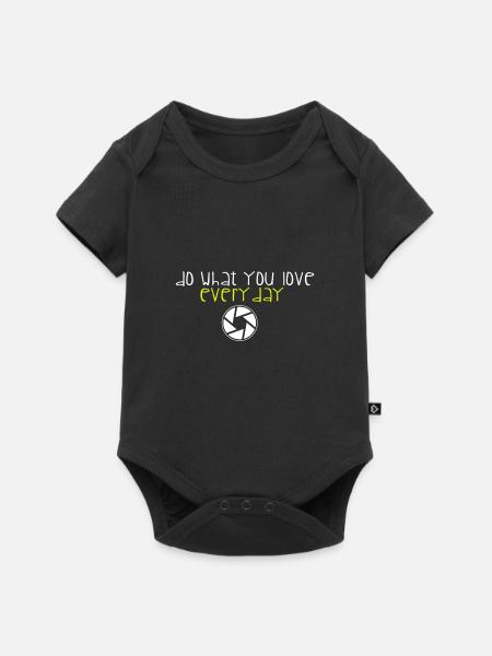 Fotograf - Baby Premium Kurzarmbody - Schwarz