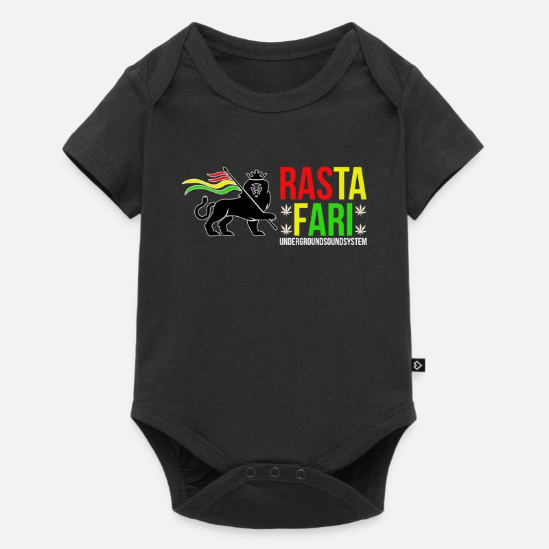 Système sonore souterrain de Rasta Fari - Body à manches courtes Premium Bébé - noir
