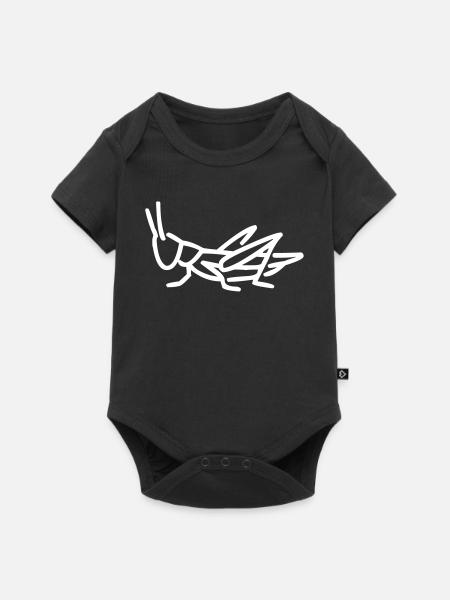 Ein Grasshüpfer - Baby Premium Kurzarmbody - Schwarz
