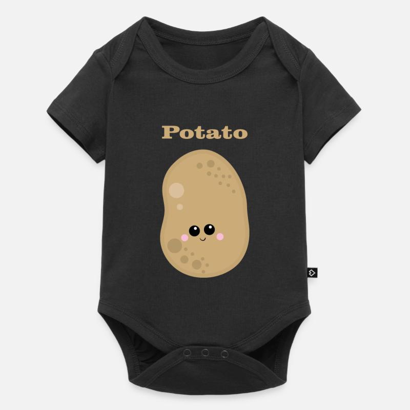 pommes de terre - Body à manches courtes Premium Bébé - noir