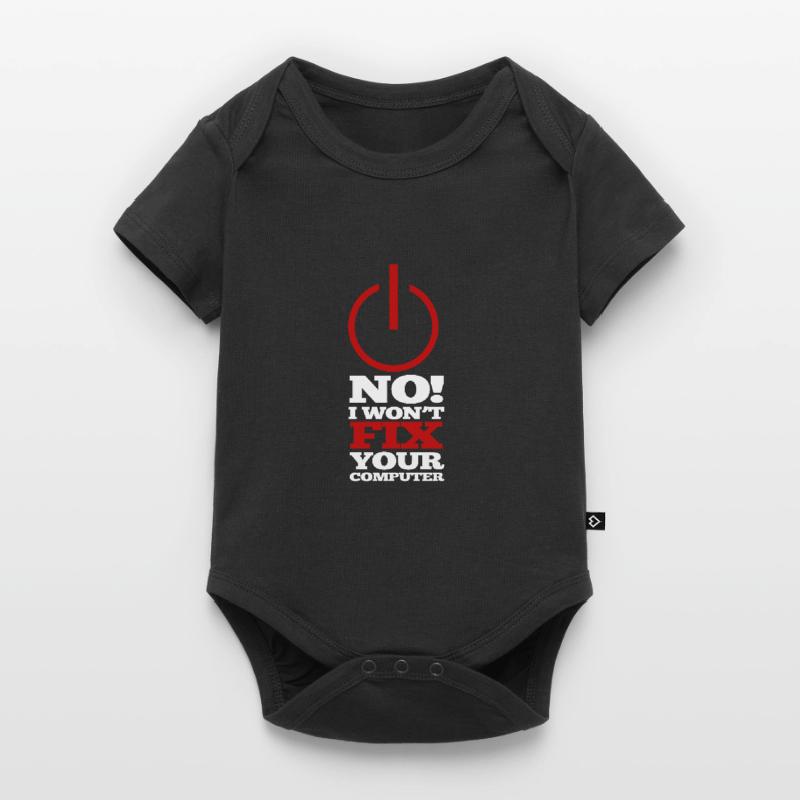 Programme d’ordinateur Code Nerd Script Hacker Body à manches courtes Premium Bébé