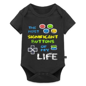 Jeu vidéo Jeu vidéo Jeux Hobby Cadeau - Body à manches courtes Premium Bébé - noir - Devant