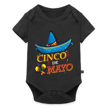 cinco de mayo - 5 de mayo - Baby Premium short-sleeve bodysuit - black - Front