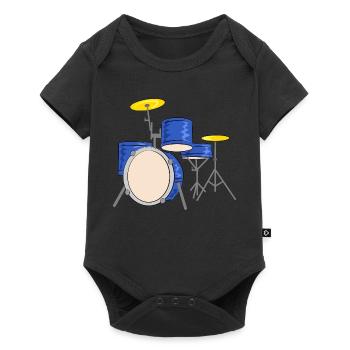 percussion - Body à manches courtes Premium Bébé - noir - Devant