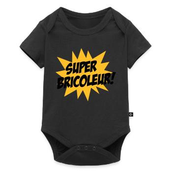 Super Bricoleur ! - Body à manches courtes Premium Bébé - noir - Devant