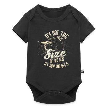 photographer - Baby Premium short-sleeve bodysuit - black - Front