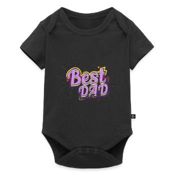 Fars Faders Dag - Premium kortærmet baby-body  - sort - Foran