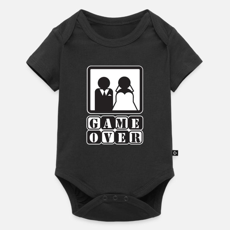 Enterrement de vie de garçon Game Over Sort - Body à manches courtes Premium Bébé - noir