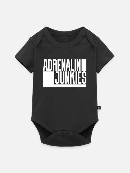 Adrenalin Junkies - Baby Premium Kurzarmbody - Schwarz