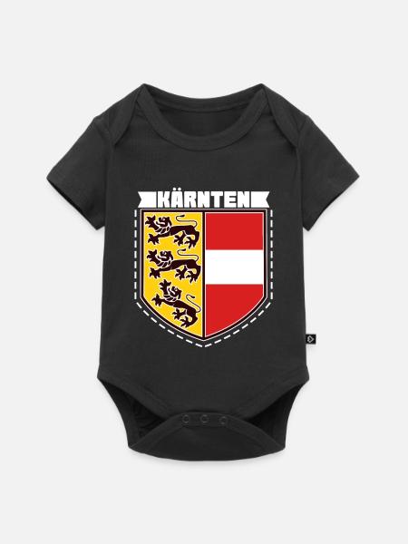 Kärnten Österreich - Baby Premium Kurzarmbody - Schwarz