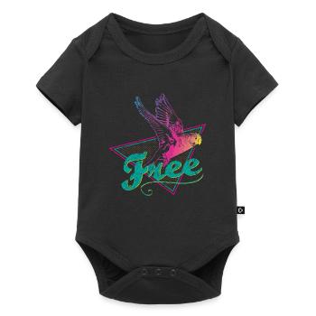 perruche - Body à manches courtes Premium Bébé - noir - Devant
