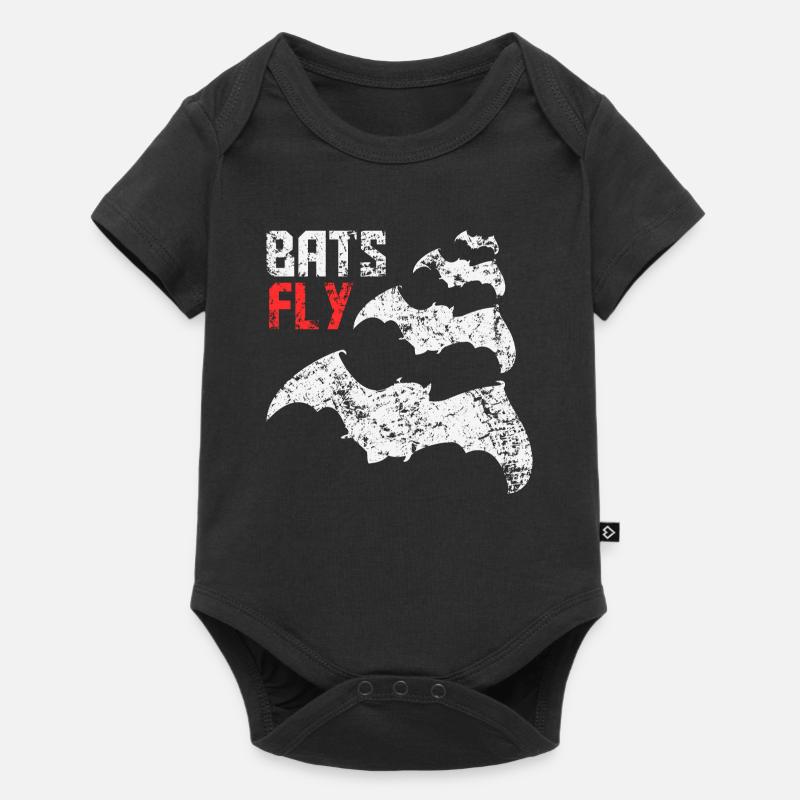Bats Fly - Bat - Bat - Design - Baby Premium short-sleeve bodysuit - black