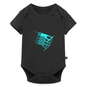 Wakeboard wakeboarding design sports - Baby Premium short-sleeve bodysuit - black - Front