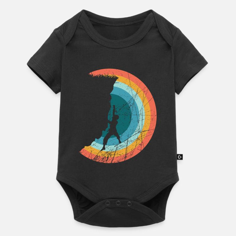 Escalade - Alpinisme - Body à manches courtes Premium Bébé - noir