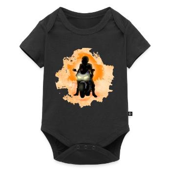 biker - Body à manches courtes Premium Bébé - noir - Devant