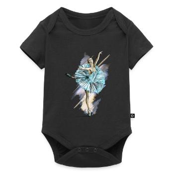 ballet - Body à manches courtes Premium Bébé - noir - Devant