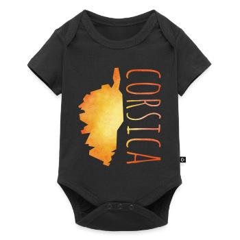 Corse - Body à manches courtes Premium Bébé - noir - Devant
