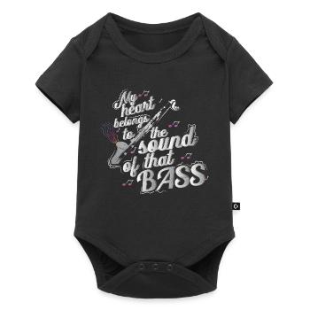Bass clarinet gift - Baby Premium short-sleeve bodysuit - black - Front
