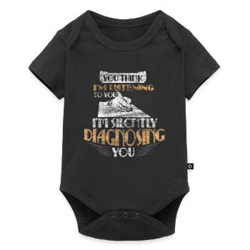 Psychologie Geschenkidee - Baby Premium Kurzarmbody - Schwarz - Vorne