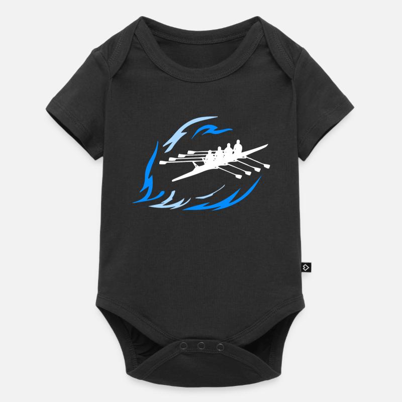 Aviron - Double 4 - Body à manches courtes Premium Bébé - noir