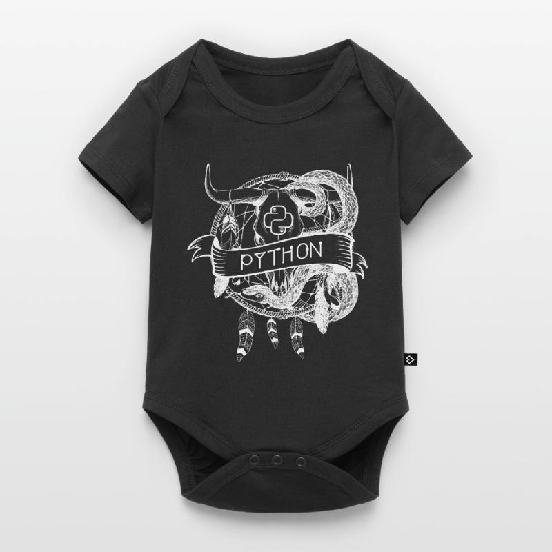 technologie de langage de programmation python Body à manches courtes Premium Bébé