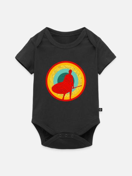 SUP - Baby Premium Kurzarmbody - Schwarz
