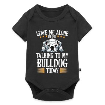 Only Bulldog parle aujourd’hui - Body à manches courtes Premium Bébé - noir - Devant