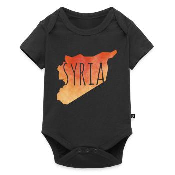 Syria - Baby Premium short-sleeve bodysuit - black - Front