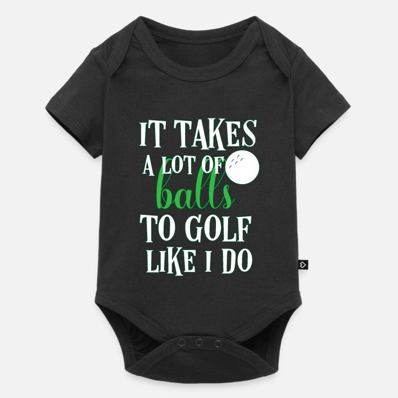 Golf - Baby Premium Kurzarmbody - Schwarz