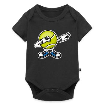 Dab dabbing tennis ball﻿ - Baby Premium short-sleeve bodysuit - black - Front