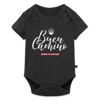 Buen Camino Jakobsweg Camino de Santiago - Baby Premium short-sleeve bodysuit - black - Front