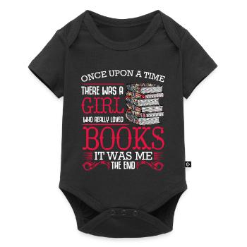 Girl Loves Books – It Was Mine - Baby Premium short-sleeve bodysuit - black - Front