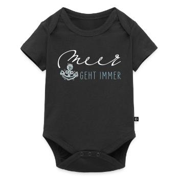 La mer marche toujours - Body à manches courtes Premium Bébé - noir - Devant