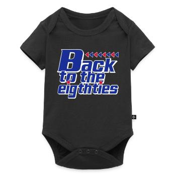 Back to the Eighties Retro - Baby Premium short-sleeve bodysuit - black - Front