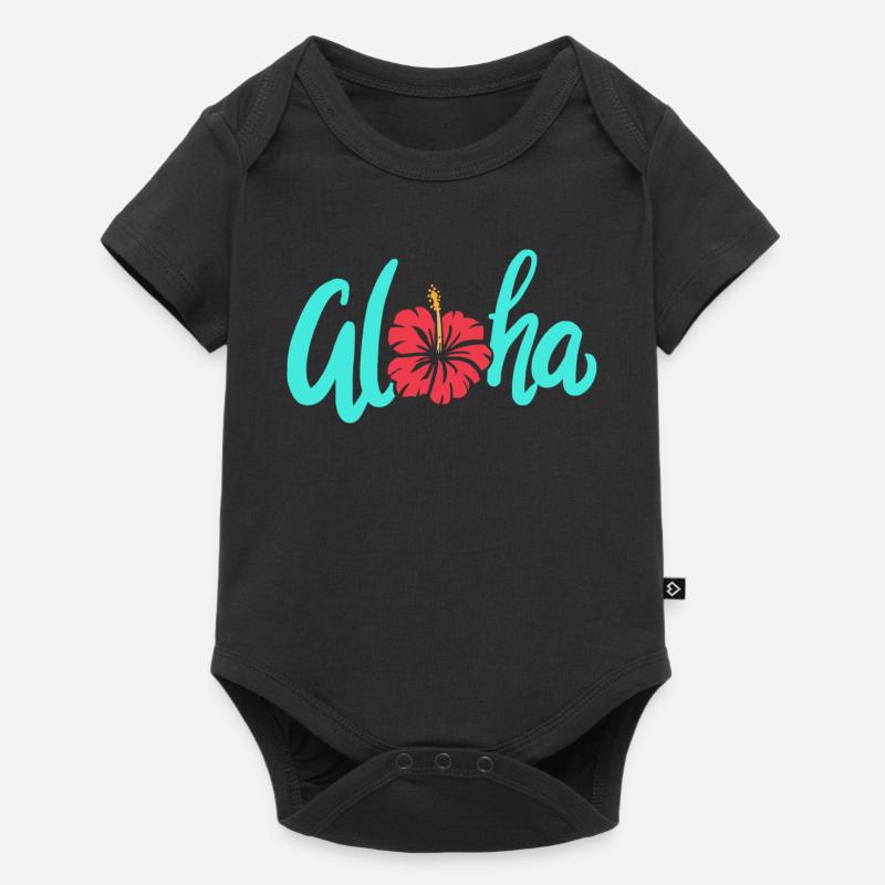 Aloha - Body à manches courtes Premium Bébé - noir