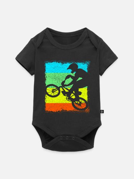 BMX / Bmx sykkel sykkel - Premium kortærmet baby-body  - sort