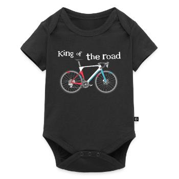 Vélo de route Dictons drôles Logo de vélo Vélo de gravier - Body à manches courtes Premium Bébé - noir - Devant