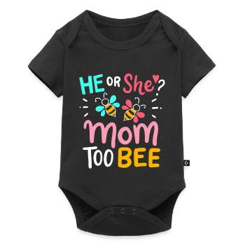 Gender Reveal Baby Shower - Baby Premium short-sleeve bodysuit - black - Front