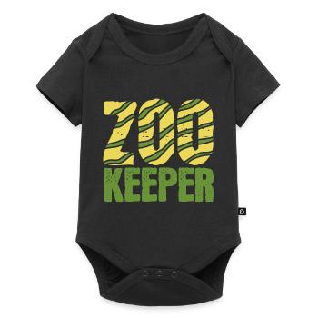 Tierpfleger - Baby Premium Kurzarmbody - Schwarz - Vorne