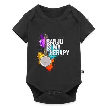 Banjo - Banjo est ma thérapie - Body à manches courtes Premium Bébé - noir - Devant