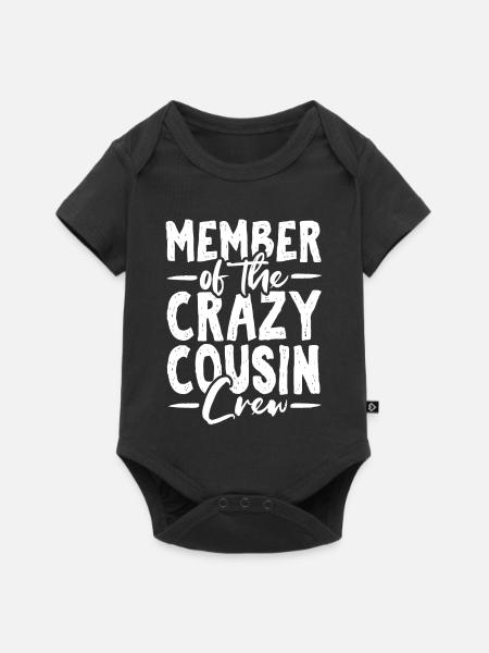 Cousin - Baby Premium Kurzarmbody - Schwarz