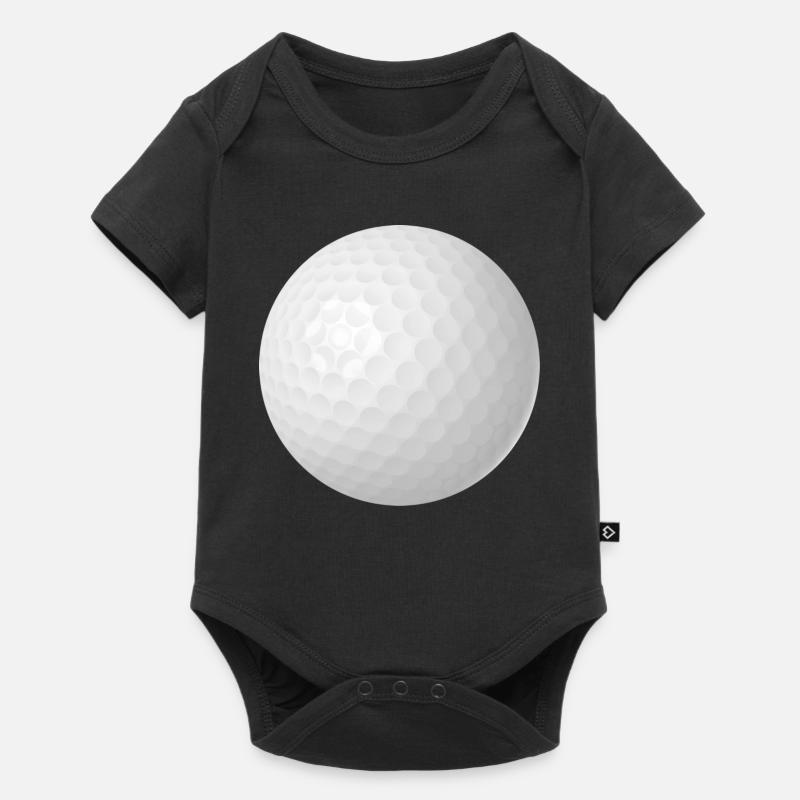 Véritable balle de golf - Body à manches courtes Premium Bébé - noir