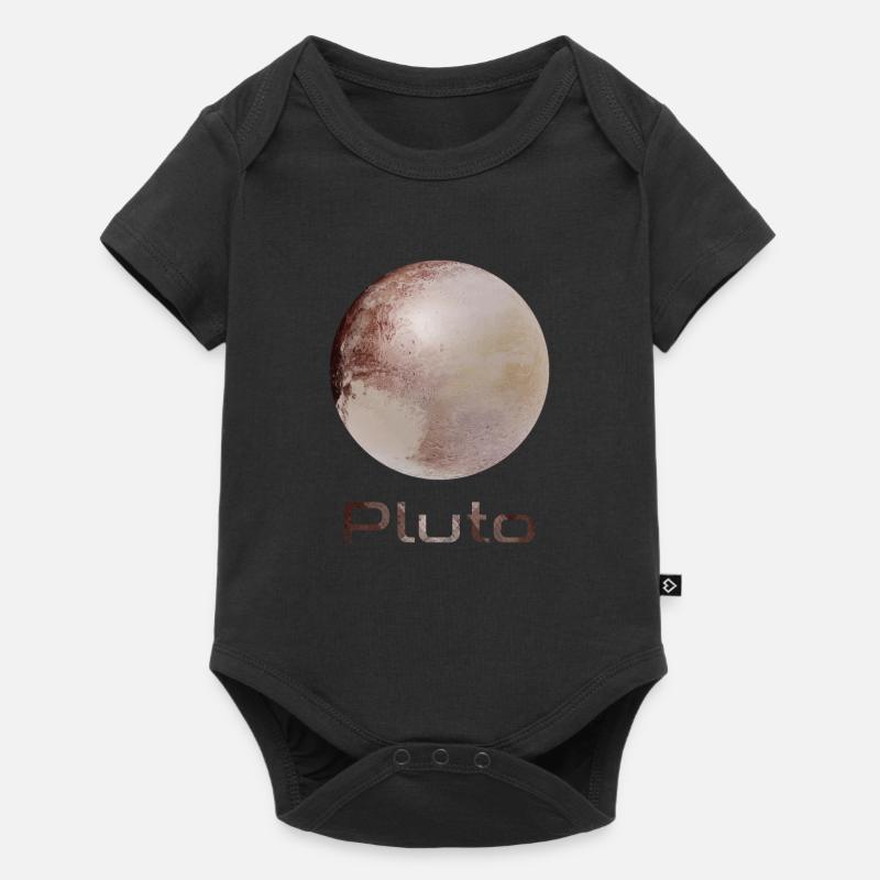 Pluto - Baby Premium Kurzarmbody - Schwarz