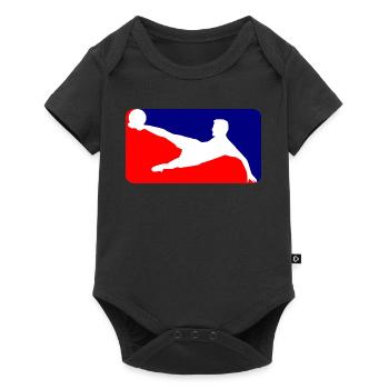 Soccer soccer - Baby Premium short-sleeve bodysuit - black - Front