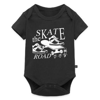 Patineur - Body à manches courtes Premium Bébé - noir - Devant