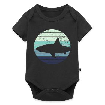 Requins requins - Body à manches courtes Premium Bébé - noir - Devant
