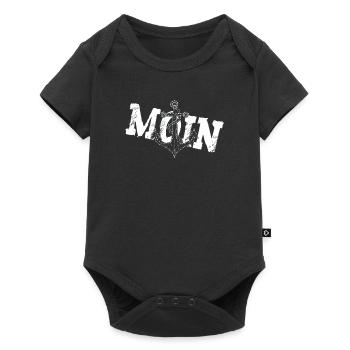 Ancre MOIN pour le capitaine des mers - Body à manches courtes Premium Bébé - noir - Devant