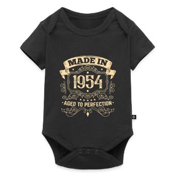 1954 Birthday Made in 1954 - Baby Premium short-sleeve bodysuit - black - Front