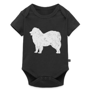 Samoyed Samoyed dog owner - Baby Premium short-sleeve bodysuit - black - Front